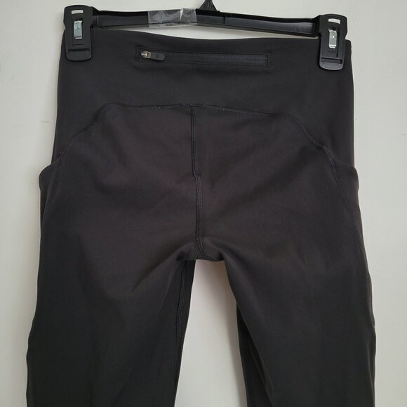 Lululemon Drawstring Dropped Side Pockets Back Pocket Cropped Leggings Size 4 - Picture 5 of 15